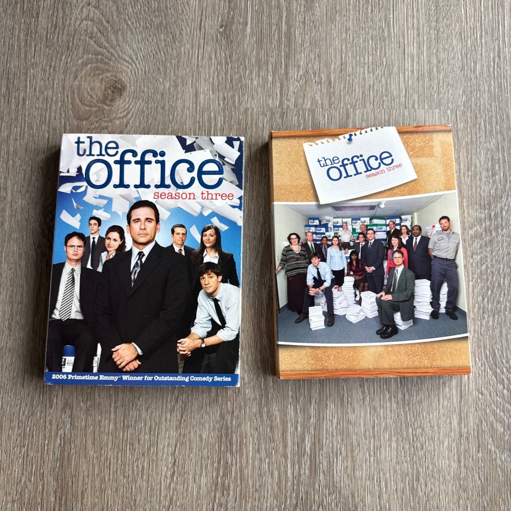 The Office Season Three DVD 4-Disc Set 2007 Dunder Mifflin Comedy Series